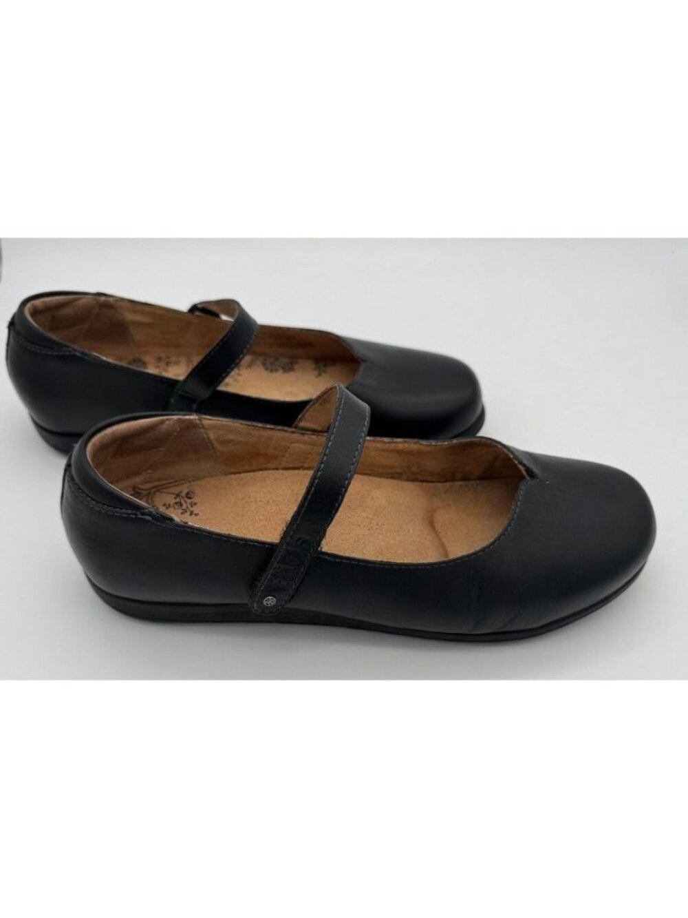 Taos Chorus Shoes Mary Janes Flats 14155 Black Leather Womens Size 8.5 Wide 8.5W